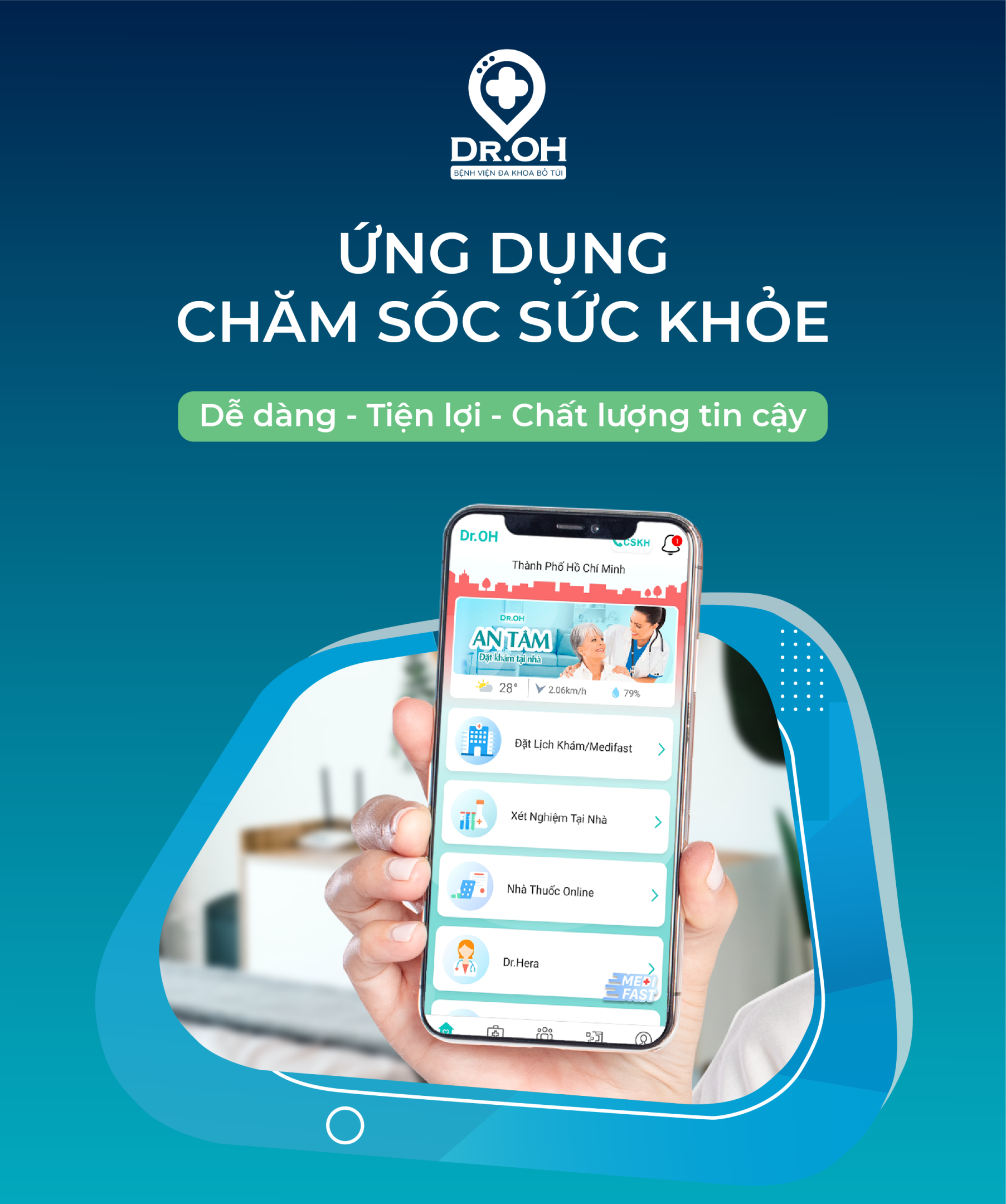 Ứng dụng Y tế thông minh DROH