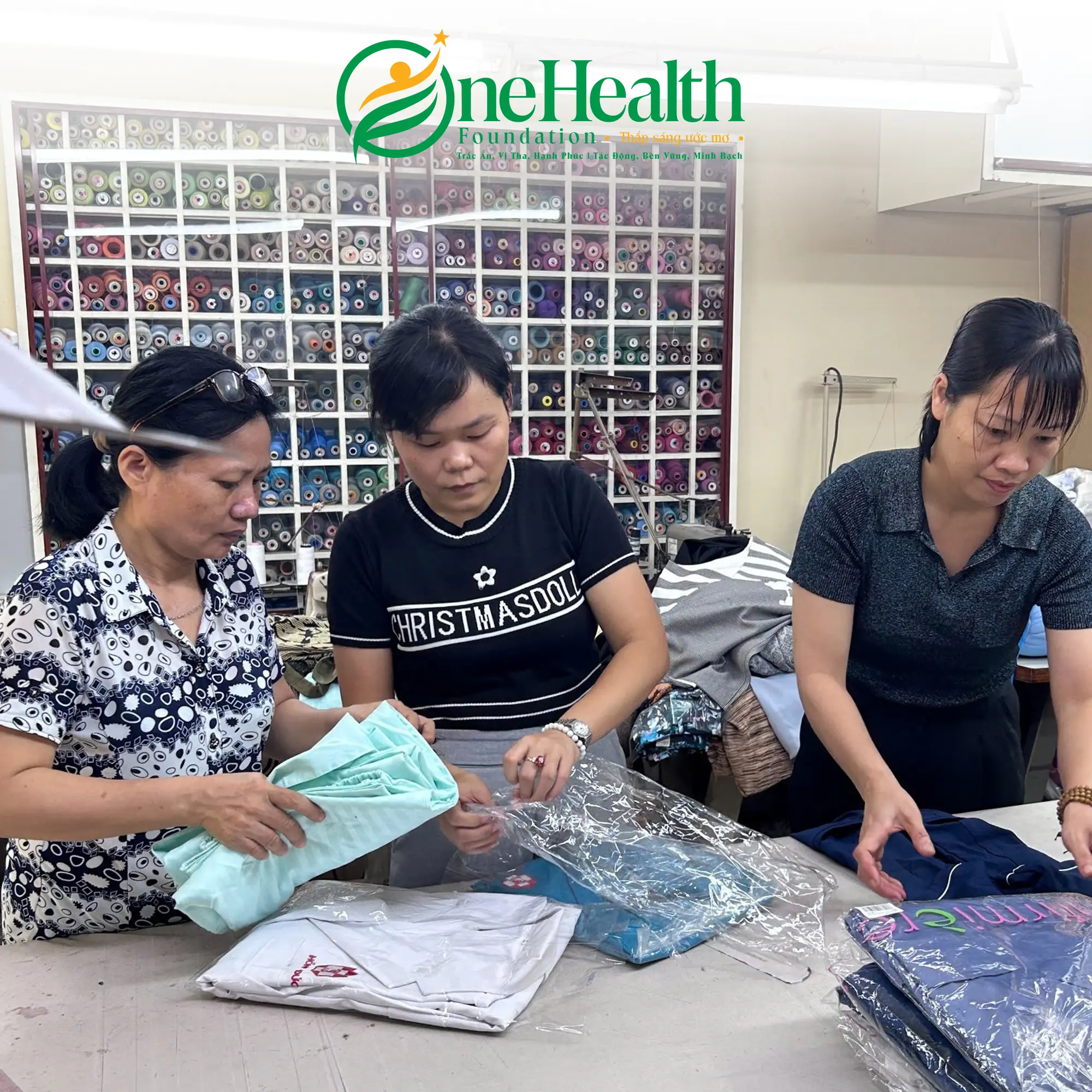 OneHealth Foundation Hợp Tác Với Đối Tác Nhật Bản: Mang Quần Áo Chất Lượng Đến Bệnh Nhân Bệnh Viện Hồng Đức