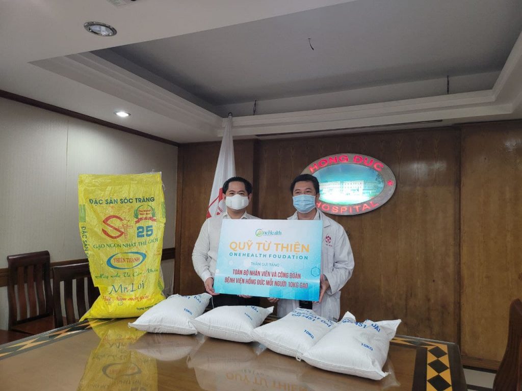 QUỸ TỪ THIỆN ONE HEALTH FOUNDATION ỦNG HỘ QUÀ CHO CÔNG TÁC PHÒNG, CHỐNG DỊCH COVID-19